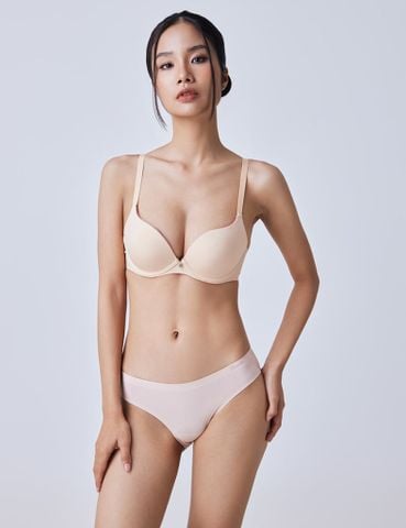  Áo ngực có gọng iBasic mút dày trơn phối màu viền cup T-shirt - BRAW154 
