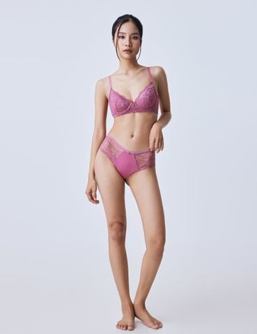  Áo ngực ren iBasic có gọng không mút cup demi - BRAW167 