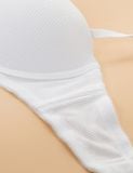  Áo ngực có gọng iBasic mút vừa phom cup ngang cotton rib - BRAY087 