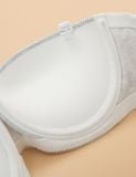  Áo ngực có gọng iBasic mút vừa phom cup ngang cotton rib - BRAY087 