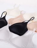  Áo ngực su không đường may iBasic phối lưới mút mỏng tam giác Bralette - BRAY103 