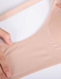 Áo ngực su không đường may iBasic T-shirt che mỡ lưng, mỏng, không lộ viền BRAY104 