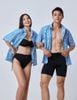  Áo sơ mi unisex đi biển hoạ tiết cây dừa Isla Vista - IVWC018 
