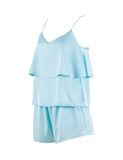  Đồ bộ mặc nhà nữ iBasic lụa satin hai dây  - HOMW033 