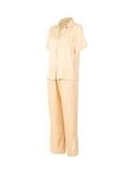  Đồ bộ mặc nhà nữ iBasic lụa satin pyjama tay ngắn quần dài - HOMW036 