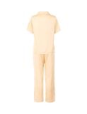  Đồ bộ mặc nhà nữ iBasic lụa satin pyjama tay ngắn quần dài - HOMW036 