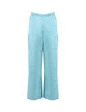 Đồ bộ mặc nhà nữ iBasic lụa satin pyjama tay ngắn quần dài - HOMW036 