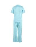  Đồ bộ mặc nhà nữ iBasic lụa satin pyjama tay ngắn quần dài - HOMW036 