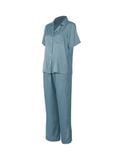 Đồ bộ mặc nhà nữ iBasic lụa satin pyjama tay ngắn quần dài - HOMW036 
