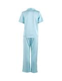  Đồ bộ mặc nhà nữ iBasic lụa satin pyjama tay ngắn quần dài - HOMW036 