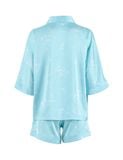  Đồ bộ mặc nhà nữ iBasic lụa satin phom kimono  - HOMW037 
