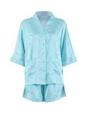  Đồ bộ mặc nhà nữ iBasic lụa satin phom kimono  - HOMW037 