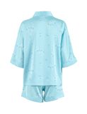  Đồ bộ mặc nhà nữ iBasic lụa satin phom kimono  - HOMW037 