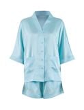  Đồ bộ mặc nhà nữ iBasic lụa satin phom kimono  - HOMW037 