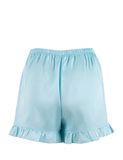 Đồ bộ mặc nhà nữ iBasic lụa satin nhún bèo - HOMW038 
