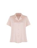  Đồ bộ nữ mặc nhà lụa satin iBasic pyjama tay ngắn quần đùi - HOMW039 