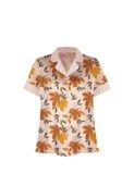  Đồ bộ nữ mặc nhà lụa satin iBasic pyjama tay ngắn quần đùi - HOMW039 