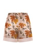  Đồ bộ nữ mặc nhà lụa satin iBasic pyjama tay ngắn quần đùi - HOMW039 