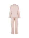  Đồ bộ nữ mặc nhà iBasic lụa satin pyjama tay dài - HOMW040 