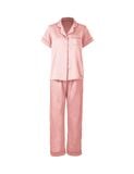  Đồ bộ mặc nhà nữ pyjama iBasic lụa satin xước quần dài áo tay ngắn - HOMW048 