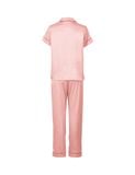  Đồ bộ mặc nhà nữ pyjama iBasic lụa satin xước quần dài áo tay ngắn - HOMW048 