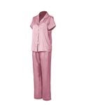  Đồ bộ mặc nhà nữ pyjama iBasic lụa satin xước quần dài áo tay ngắn - HOMW048 