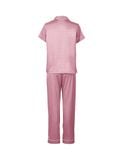  Đồ bộ mặc nhà nữ pyjama iBasic lụa satin xước quần dài áo tay ngắn - HOMW048 