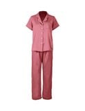  Đồ bộ mặc nhà nữ pyjama iBasic lụa satin xước quần dài áo tay ngắn - HOMW048 