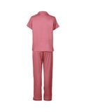  Đồ bộ mặc nhà nữ pyjama iBasic lụa satin xước quần dài áo tay ngắn - HOMW048 