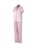  Đồ bộ mặc nhà nữ pyjama iBasic lụa satin xước quần dài áo tay ngắn - HOMW048 