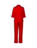  Đồ bộ mặc nhà nữ pyjama iBasic lụa satin xước quần dài áo tay lửng - HOMW049 