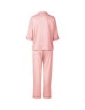  Đồ bộ mặc nhà nữ pyjama iBasic lụa satin xước quần dài áo tay lửng - HOMW049 