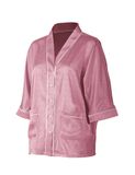  Đồ bộ mặc nhà nữ pyjama iBasic lụa satin xước quần dài áo tay lửng - HOMW049 