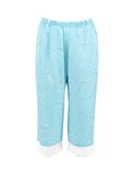  Đồ bộ mặc nhà nữ iBasic lụa satin phối ren pyjama tay ngắn quần lửng - HOMW050 