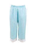  Đồ bộ mặc nhà nữ iBasic lụa satin phối ren pyjama tay ngắn quần lửng - HOMW050 