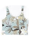  Bộ mặc nhà nữ áo sát nách croptop kết hợp quần đùi nhún iBasic HOMY048 