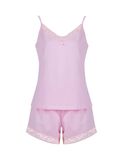  Đồ bộ mặc nhà nữ iBasic cotton hai dây phối ren – HOMY050 