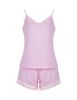  Đồ bộ mặc nhà nữ iBasic cotton hai dây phối ren – HOMY050 