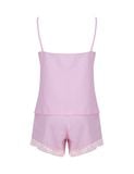  Đồ bộ mặc nhà nữ iBasic cotton hai dây phối ren – HOMY050 