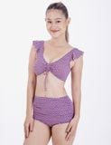  Quần bơi nữ lưng cao xếp nhún Isla Vista - IVWB021 