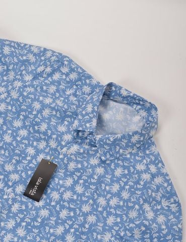  Áo sơ mi unisex đi biển hoạ tiết cây dừa Isla Vista - IVWC018 