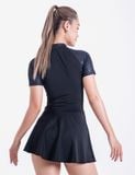  Đồ bơi nữ một mảnh tay ngắn phối hoạ tiết Isla Vista - IVWM029 