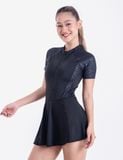  Đồ bơi nữ một mảnh tay ngắn phối hoạ tiết Isla Vista - IVWM029 