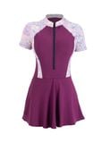 Đồ bơi nữ một mảnh tay ngắn phối hoạ tiết Isla Vista - IVWM029 