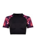  Áo bơi nữ tay ngắn croptop phối hoạ tiết Isla Vista - IVWT044 