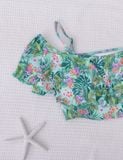  Áo bơi croptop nữ trễ vai - IVWT045 