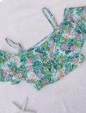  Áo bơi croptop nữ trễ vai - IVWT045 