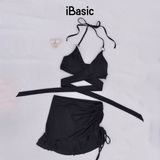  Áo bơi bikini dây đắp chéo thắt nơ Isla Vista - IVWT047 