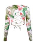  Áo bơi croptop nữ tay dài Isla Vista - IVWT048 