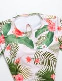  Áo bơi croptop nữ tay dài Isla Vista - IVWT048 